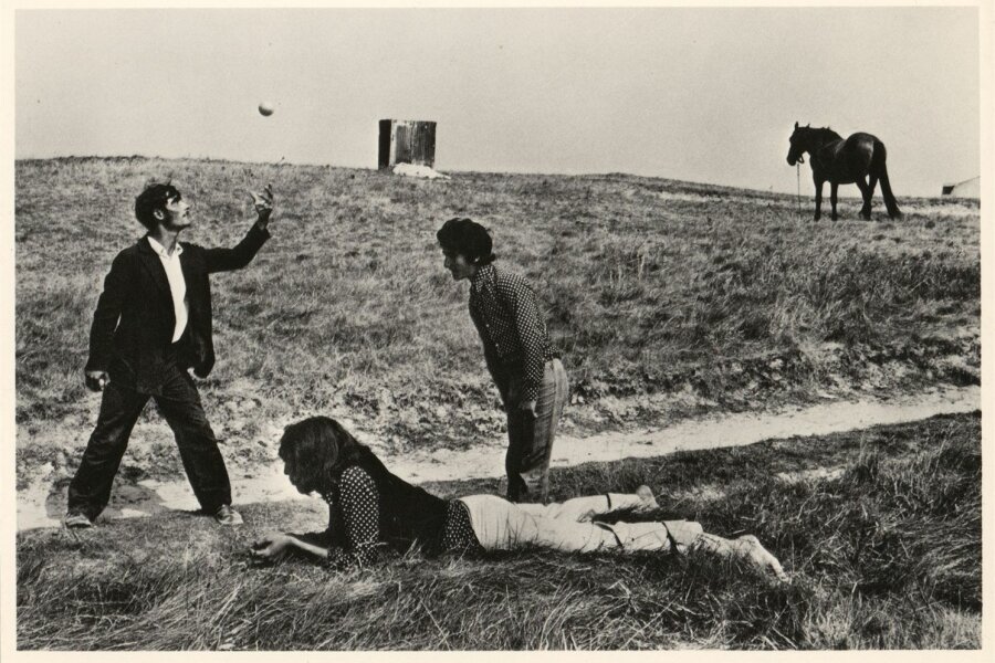 pohlednice s dílem Josefa Koudelky, 1973, Francie